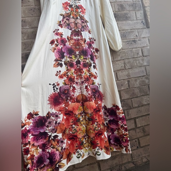 Soft Surroundings Paulette Shirtdress Sleeve Sundress Sz Medium NWT - Picture 7 of 14